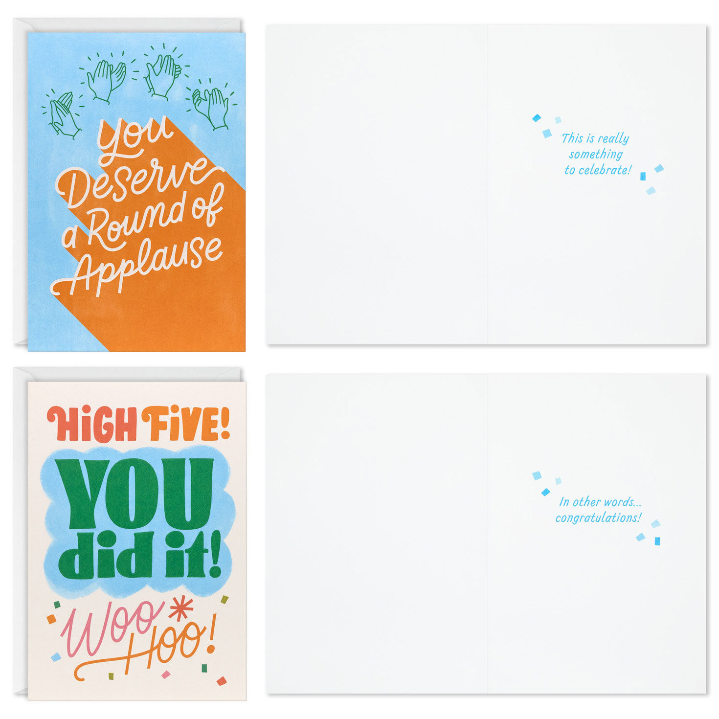 Modern Lettering Congratulations Cards Assortment card front with sentiment image number 3