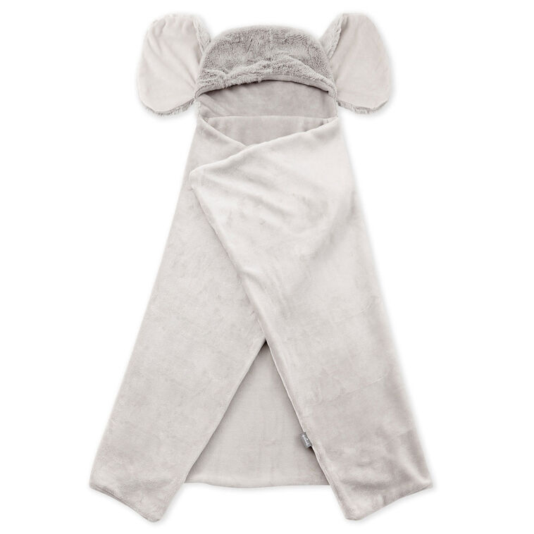Baby Elephant Hooded Blanket With Pockets  image number 4