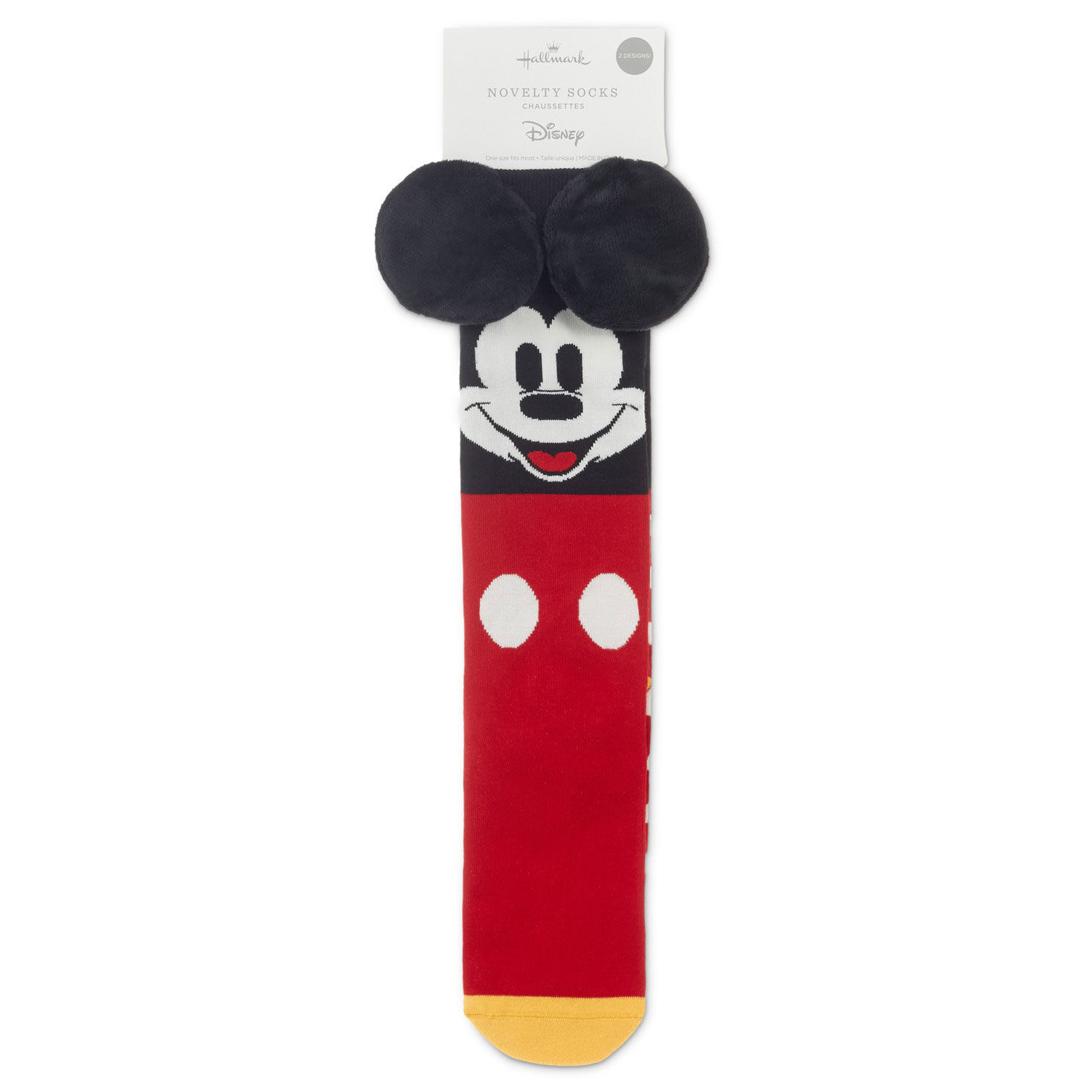Disney Mickey Mouse and Minnie Mouse Novelty Crew Socks, , large image number 4
