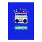 Boom Box Radio Personalized Card front image number 2