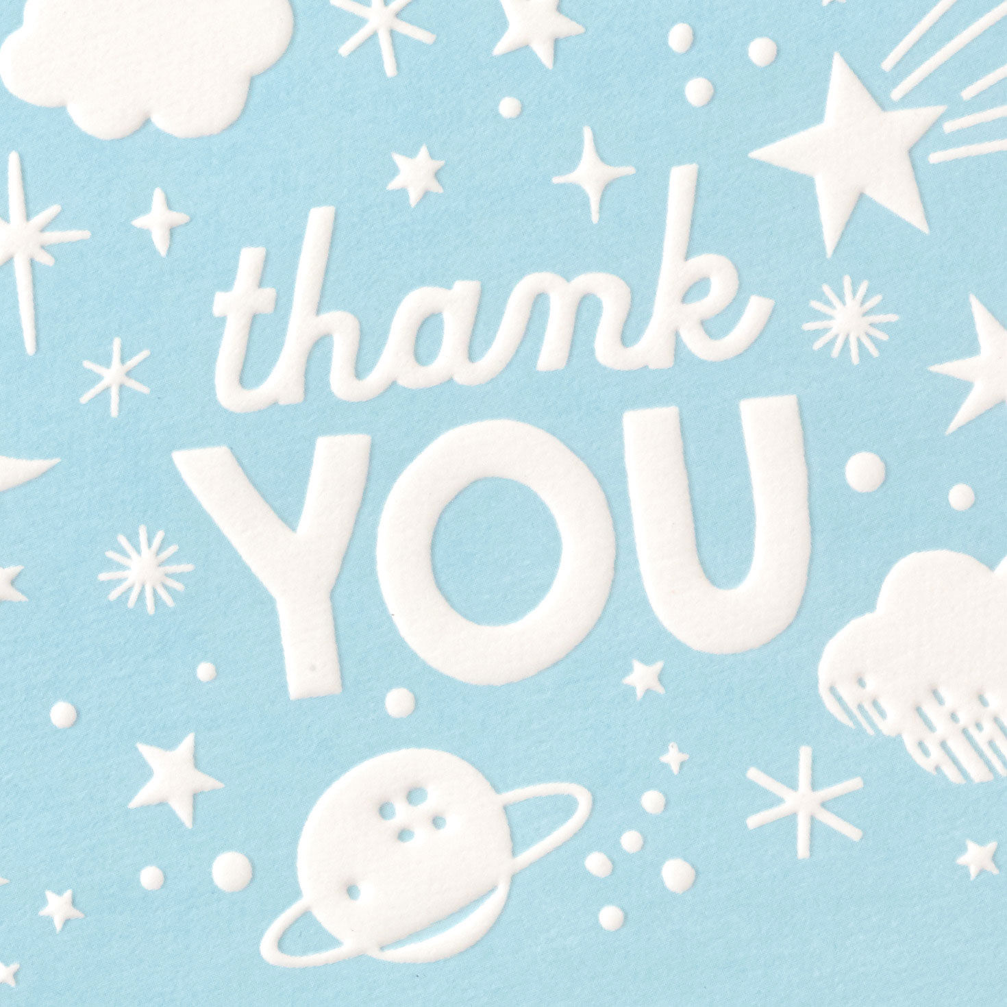 Moon and Stars Blue Boxed Blank Thank-You Notes, Pack of 10, , large image number 3