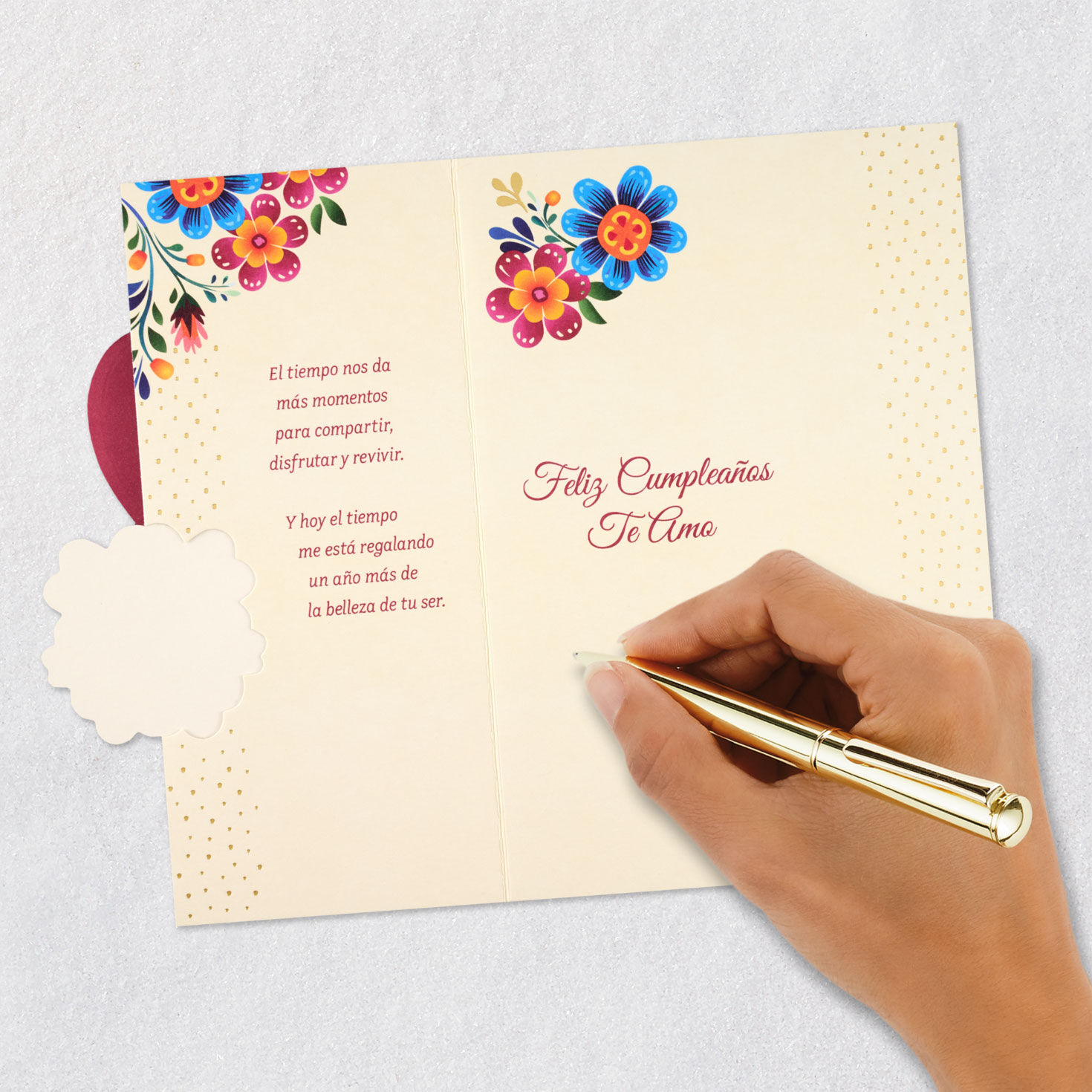 Time Makes You More Beautiful to Me Spanish-Language Romantic Birthday Card for only USD 5.59 | Hallmark