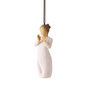 Willow Tree Courage 2025 Girl With Heart Ornament front image number 1