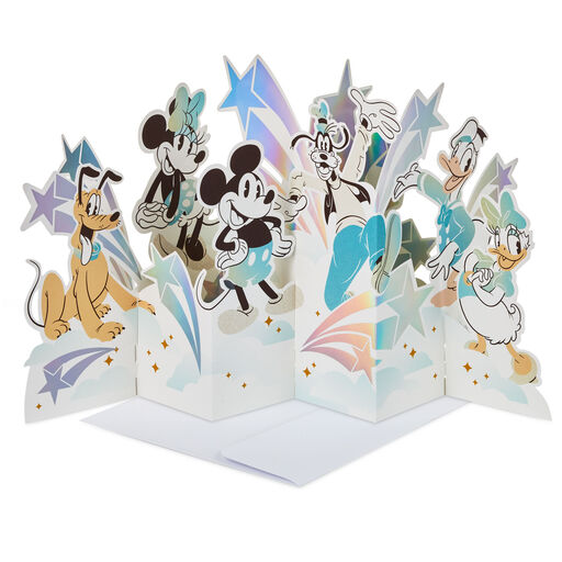 Jumbo Disney 100 Years of Wonder Day With Happiness 3D Pop-Up Card, 