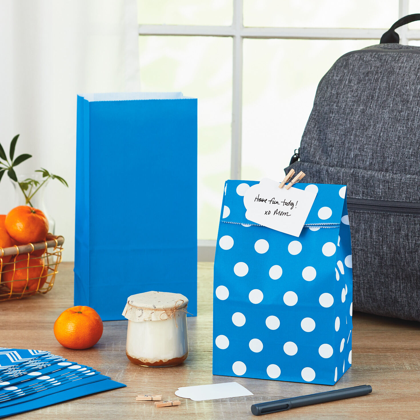 Blue Assorted Paper Goodie Bags, Pack of 30, , large image number 2
