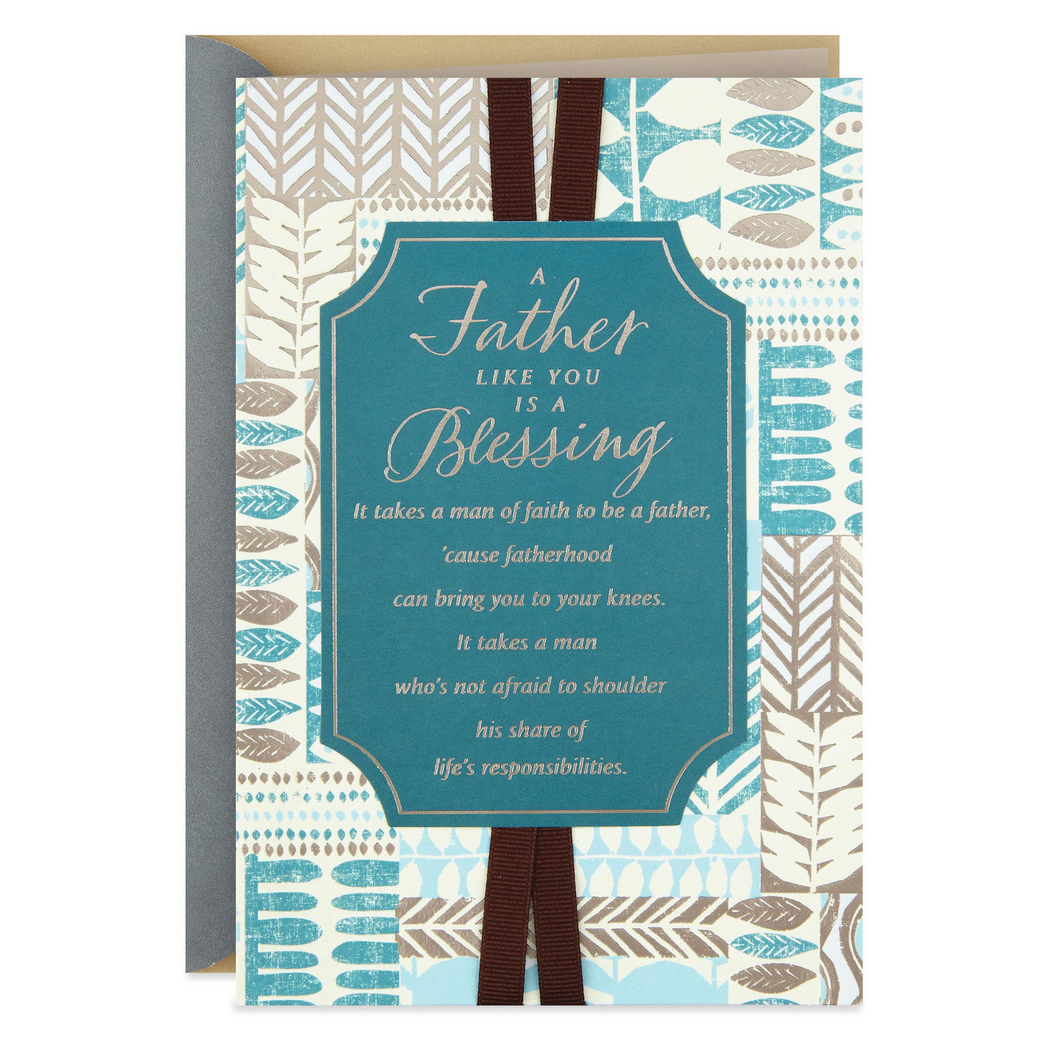 No Greater Blessing Than You Father's Day Card for Dad