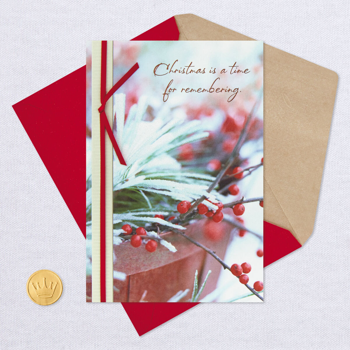 A Time for Remembering Christmas Sympathy Card Greeting Cards Hallmark