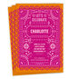 Pink Orange Personalized Wedding Shower Invitation front fanned image number 1
