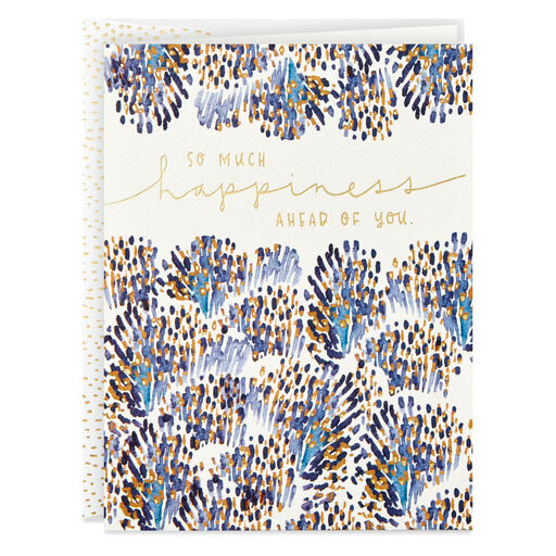 Happiness Ahead Wedding Card, 
