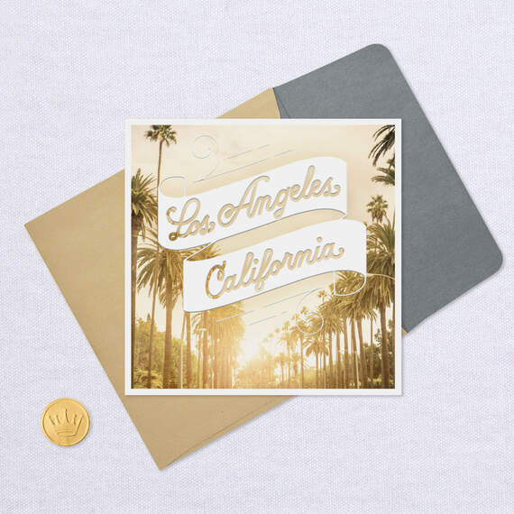 Photograph of Los Angeles Palm Trees Blank Card, , large image number 4