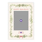 Garland Border Personalized Holiday Photo Card Card Front indicating personalization image number 5