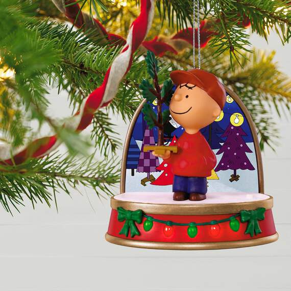 A Charlie Brown Christmas Charlie Brown Ornament With Sound and Light, , large image number 2