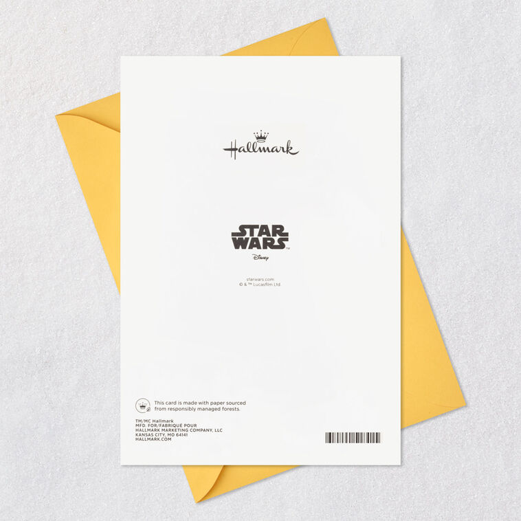Star Wars™ No One’s Even Half as Great Birthday Card for Grandson, , large image number 9