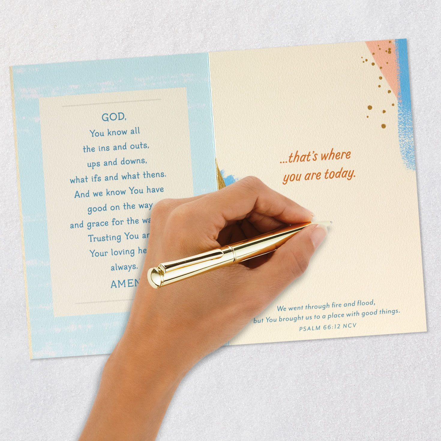 You're In My Heart and Prayers Religious Encouragement Card for only USD 6.99 | Hallmark