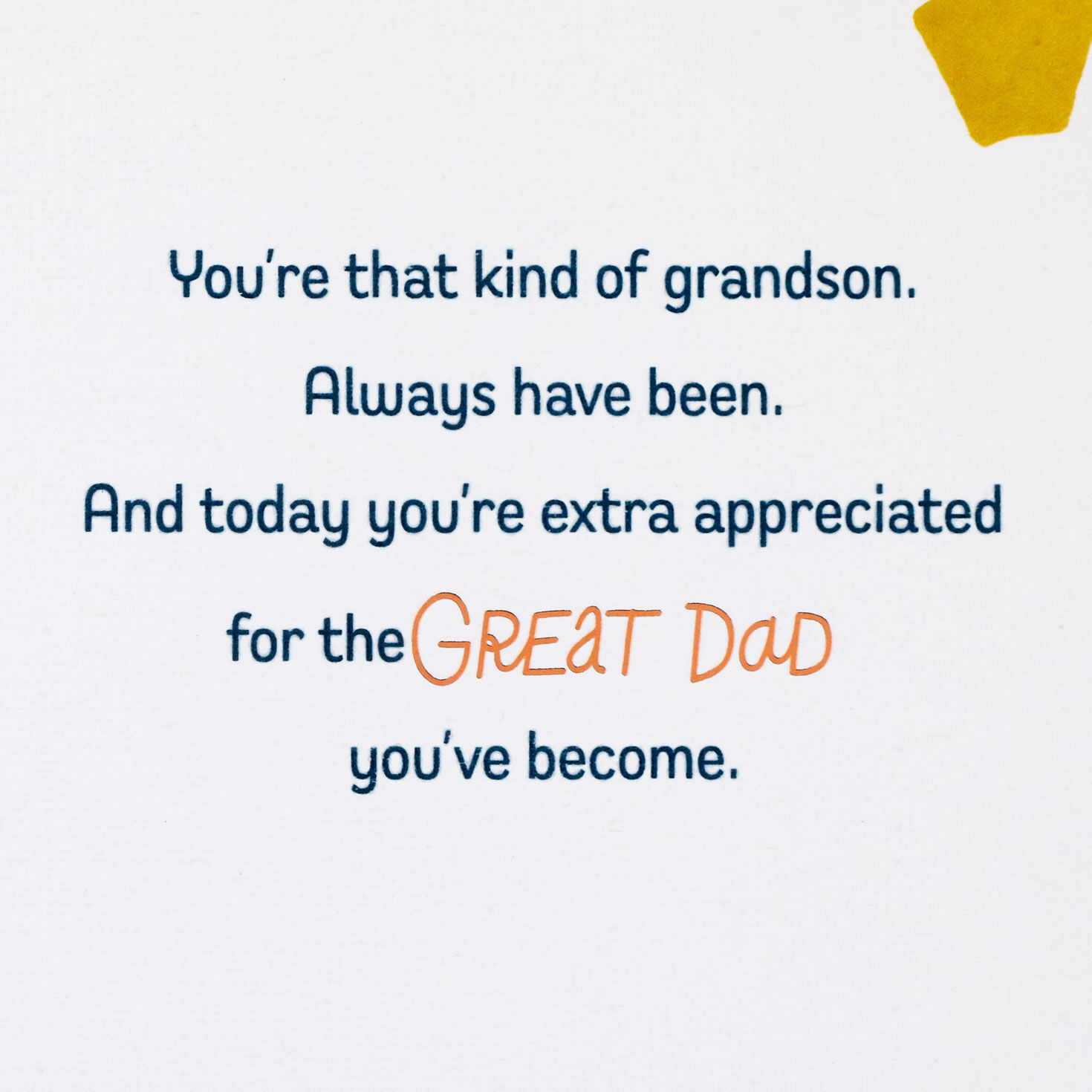 You Make Me Proud Father's Day Card for Grandson, , large image number 2