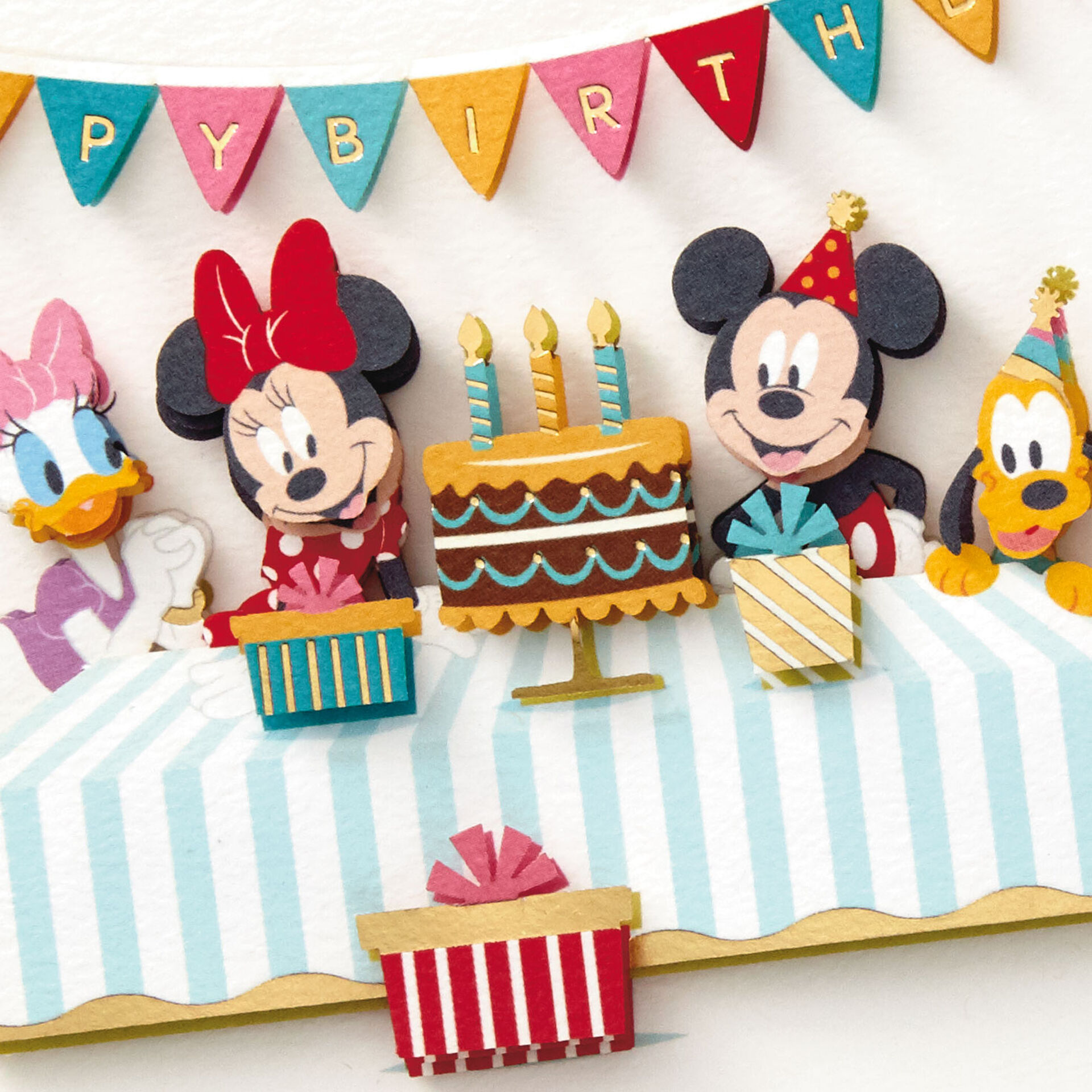 Disney Mickey and Friends Happy Birthday Card Greeting Cards Hallmark