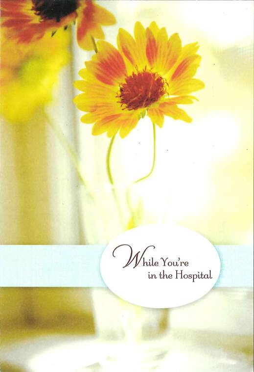 While You're in the Hospital Get Well Card, , large image number 1