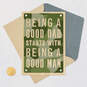 A Good Dad and a Good Man Father's Day Card, , large image number 6