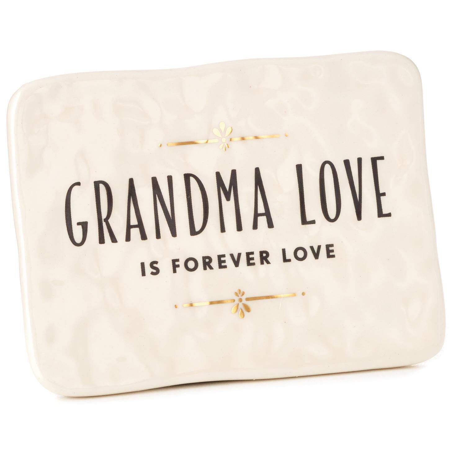 Grandma Love Ceramic Quote Block 4x3 Plaques & Signs Hallmark