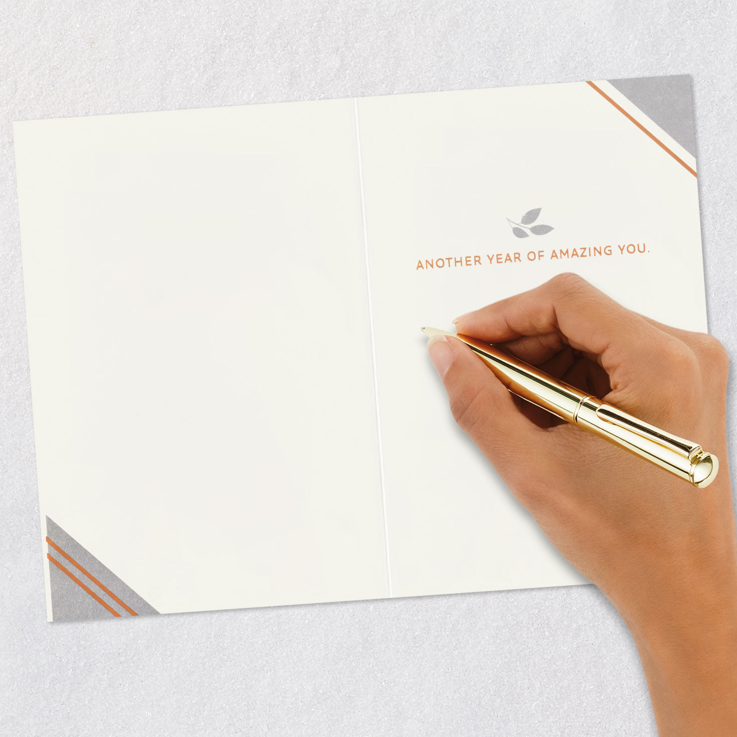 Deer in Woods Birthday Card for Him Signing card image number 6