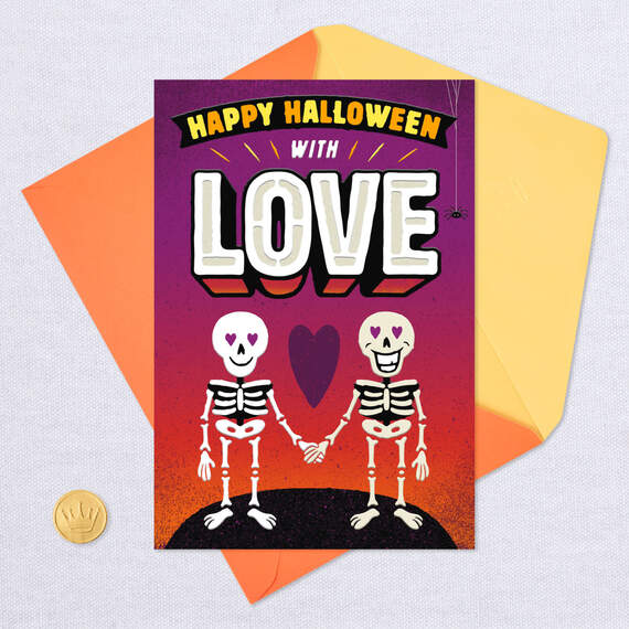 One and Bonely Love Halloween Card, , large image number 5