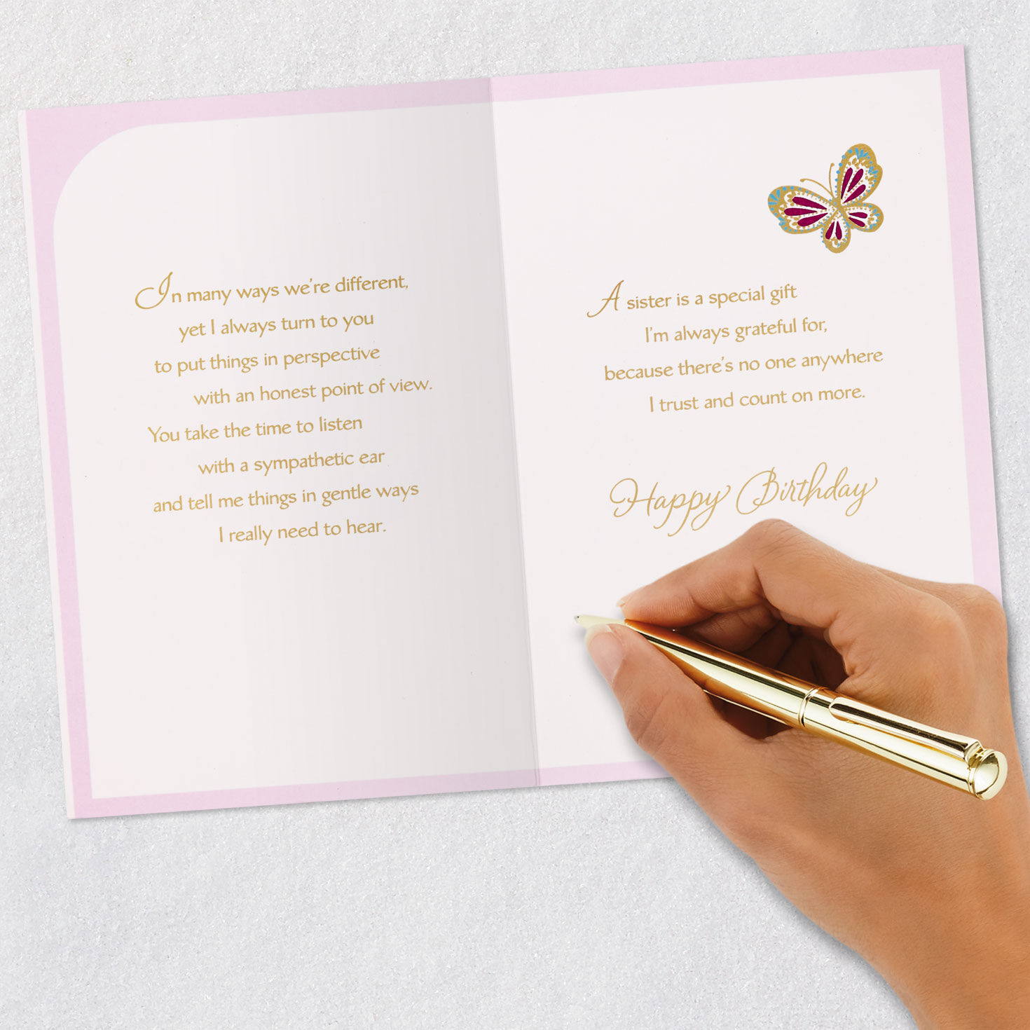 My Sister, a Friend I'm Always Grateful For Birthday Card for only USD 5.99 | Hallmark