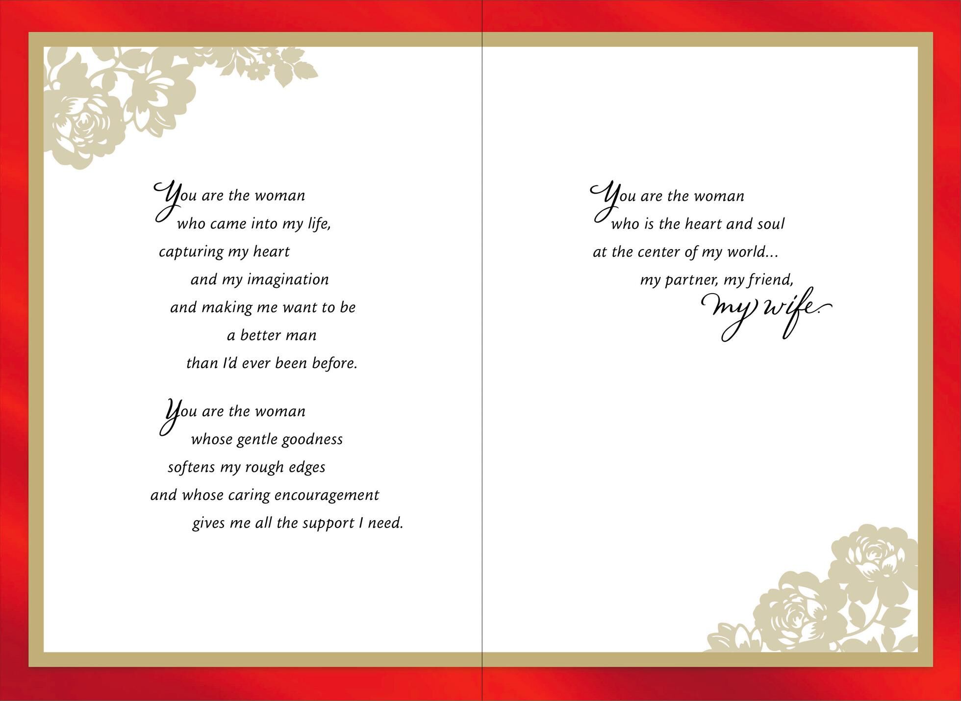 My Heart and Soul Valentine's Day Card for Wife