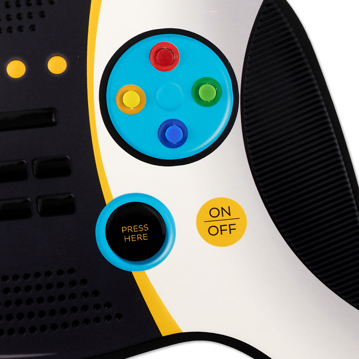 Video Game Controller Kids Birthday Card With Sound Card Front Detail image number 5