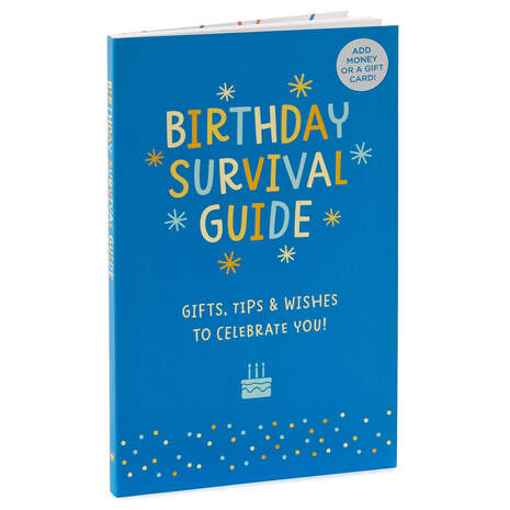 Birthday Survival Guide Book And Gift Card Holder, , large