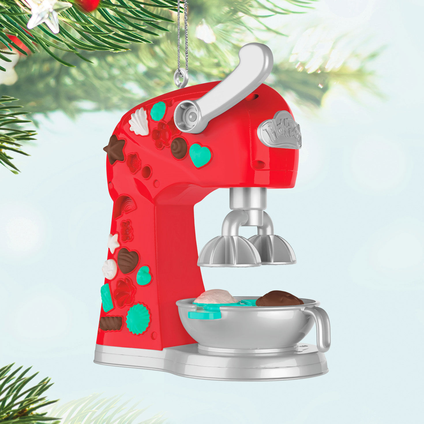 Play-Doh Stand Mixer Keepsake Ornament hanging on tree image number 2