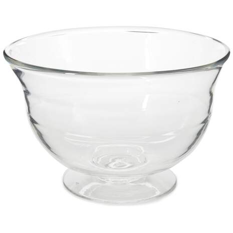 Glass Footed Bowl, , large