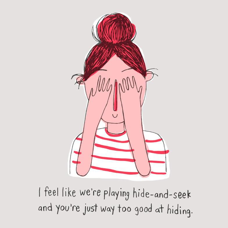 Too Good At Hide-and-Seek Miss You Card