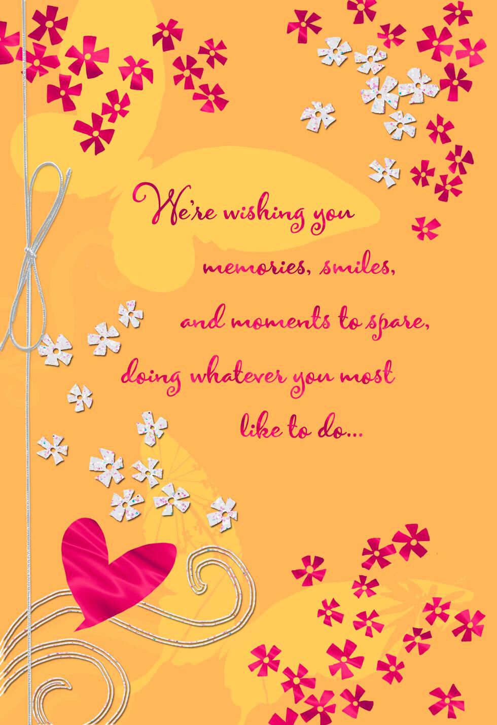 Tiny Flowers Mother's Day Card From Us