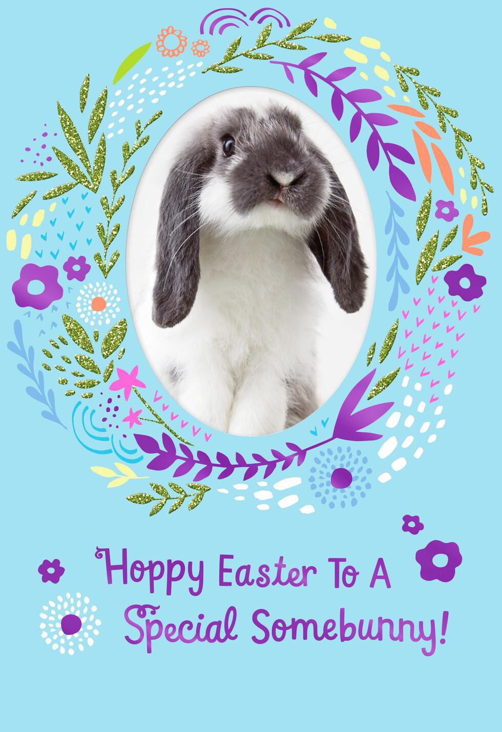 To a Special Somebunny Religious Easter Card