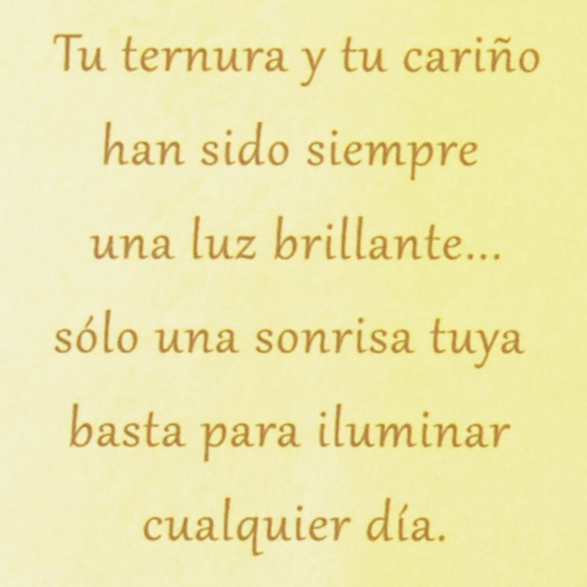 To a Beautiful Woman SpanishLanguage Mother's Day Card