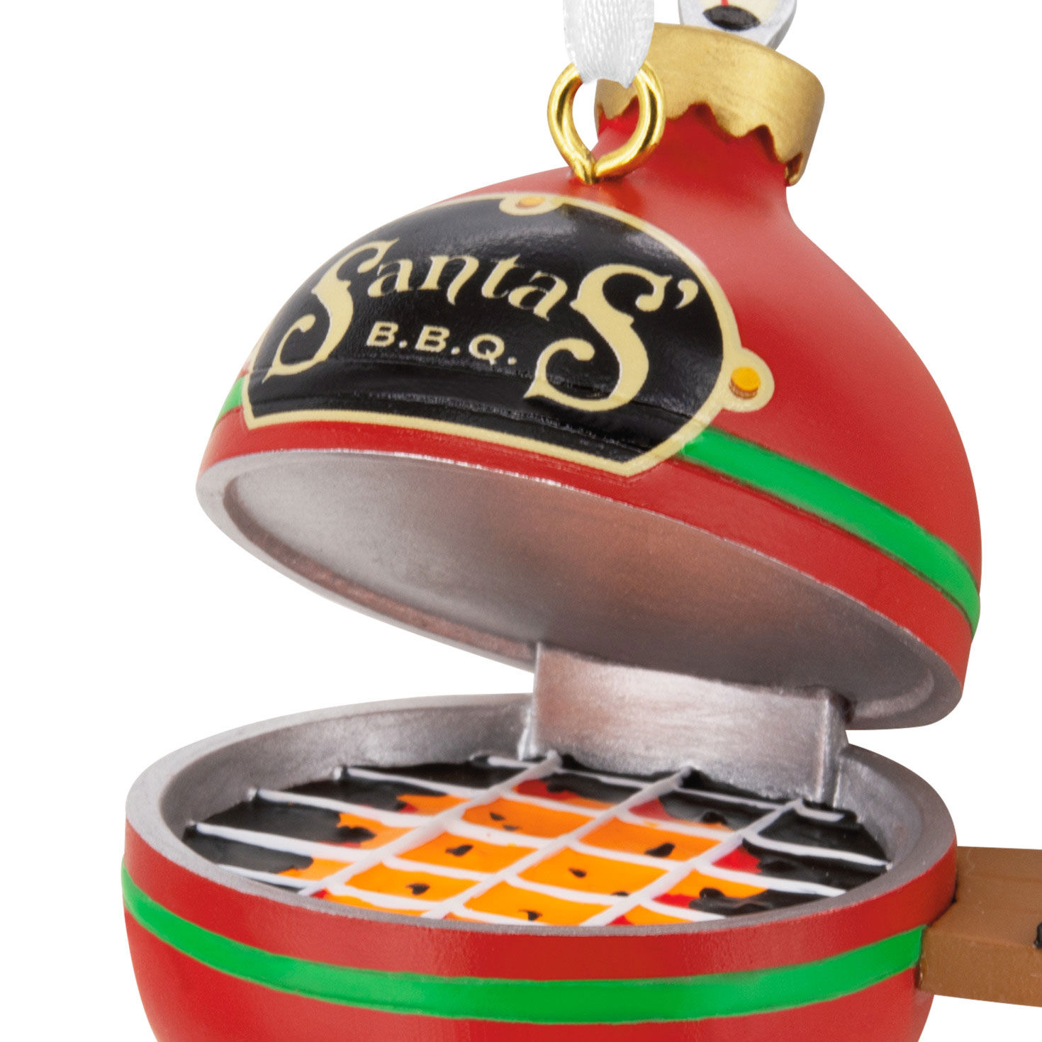 Santa's BBQ Grill Hallmark Ornament, , large image number 4