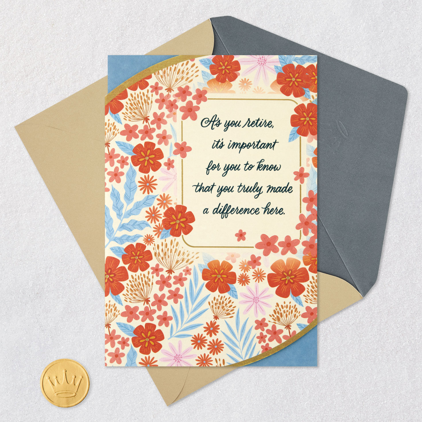 You Truly Made a Difference Here Retirement Card, , large image number 6