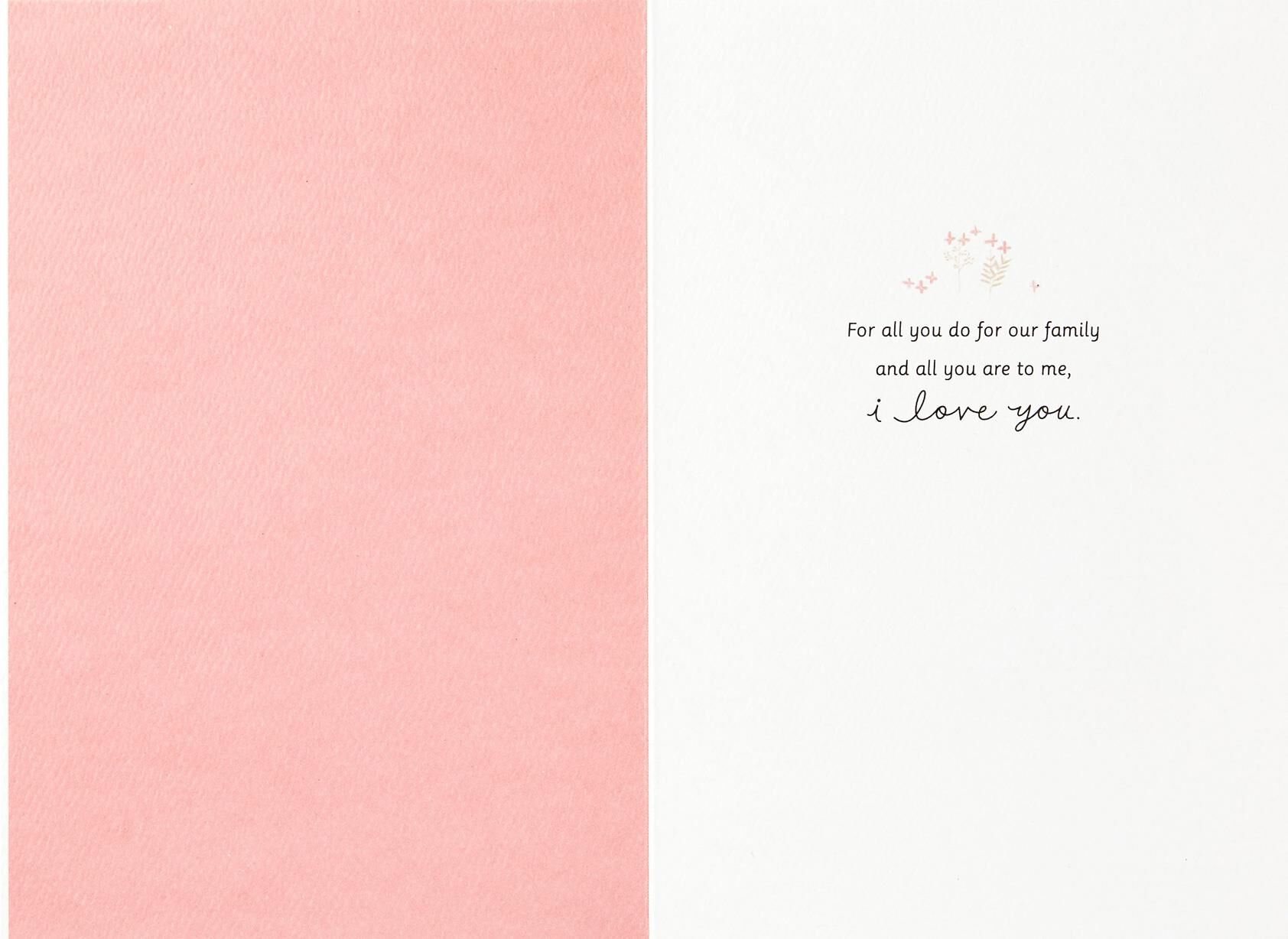 Weeping Willow Tree Mother's Day Card for Wife