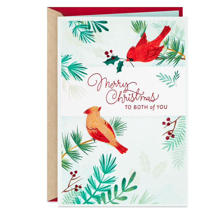 Warm Memories and Happy Times Christmas Card for Both