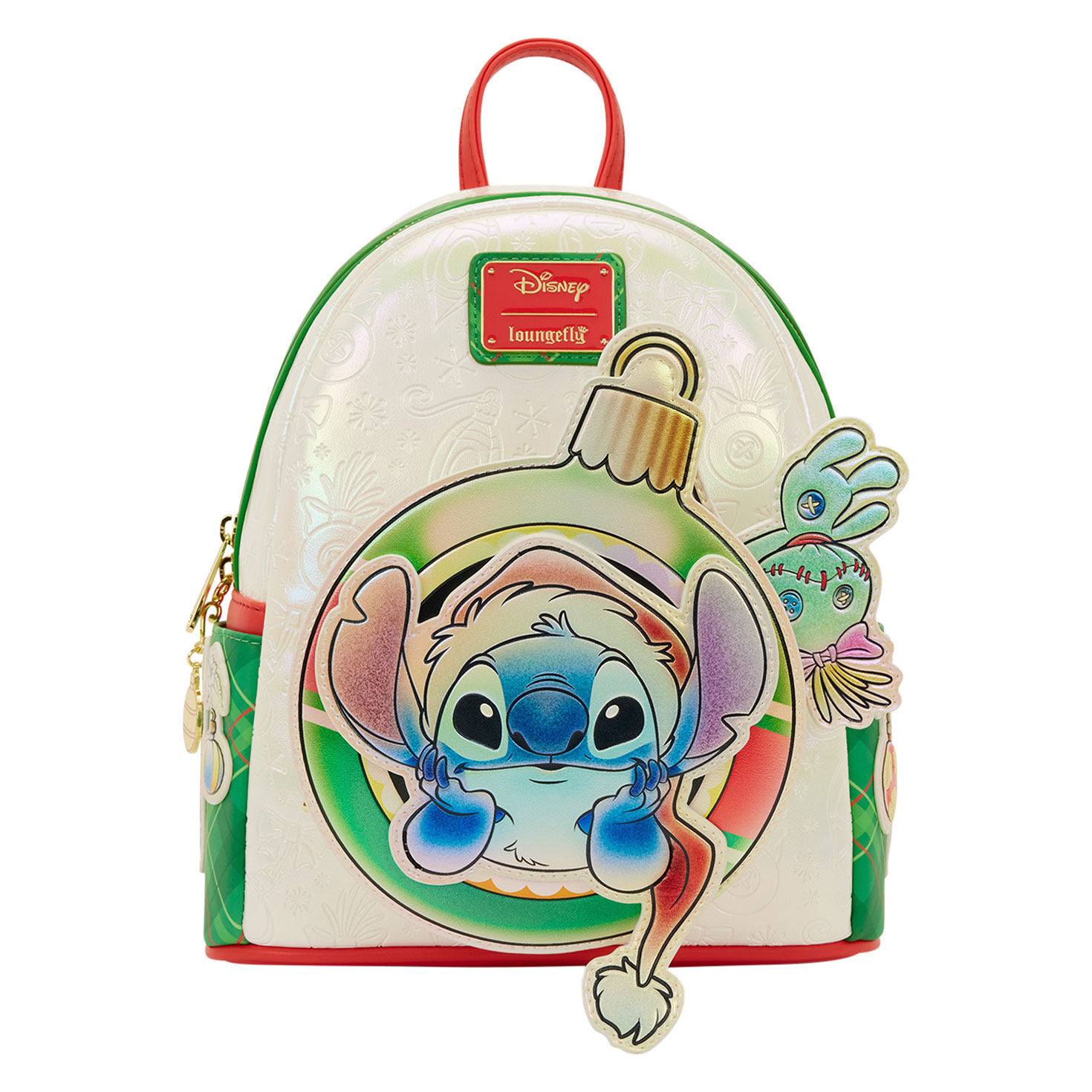 Loungefly Disney Stitch Holiday Mini Backpack Handbags Purses