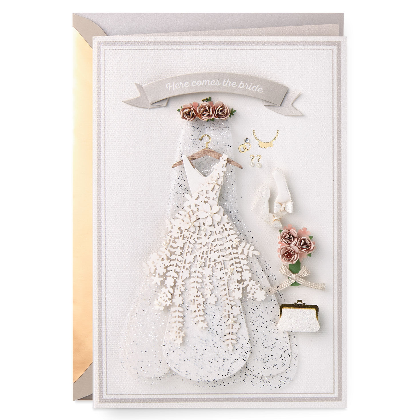 Here Comes the Bride Wedding Card for only USD 9.99 | Hallmark