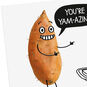 Sweet Potato and Butter Funny Thanksgiving Card Card Front Detail image number 4