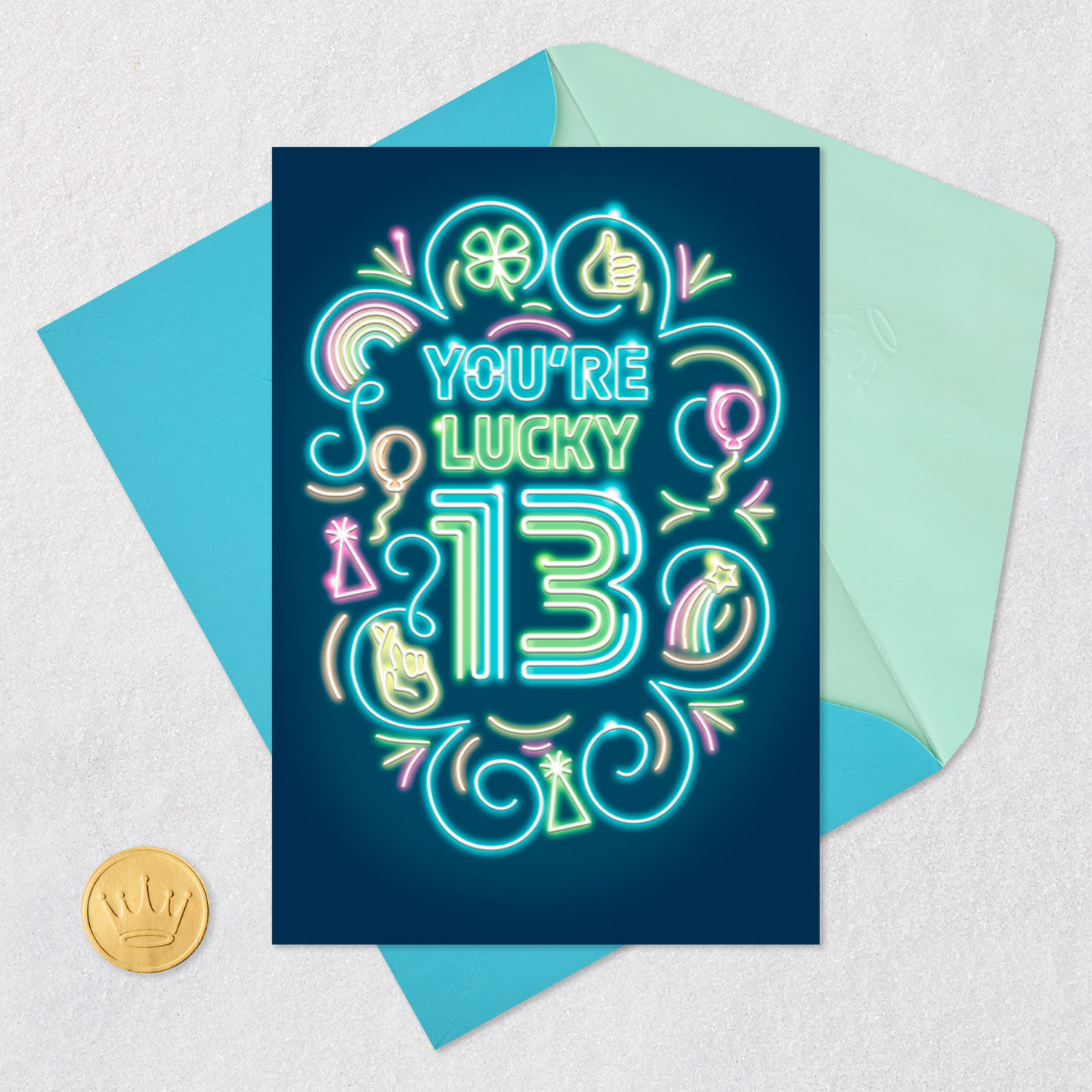 Lucky to Know You 13th Birthday Card - Greeting Cards | Hallmark