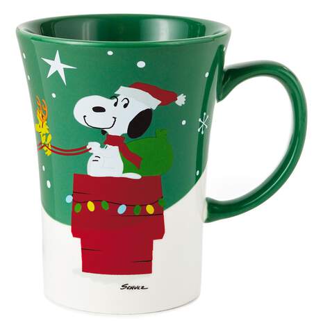 Peanuts® Snoopy and Woodstock Christmas Mug, , large