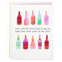 Wine Bottles Funny Birthday Card, , large image number 1