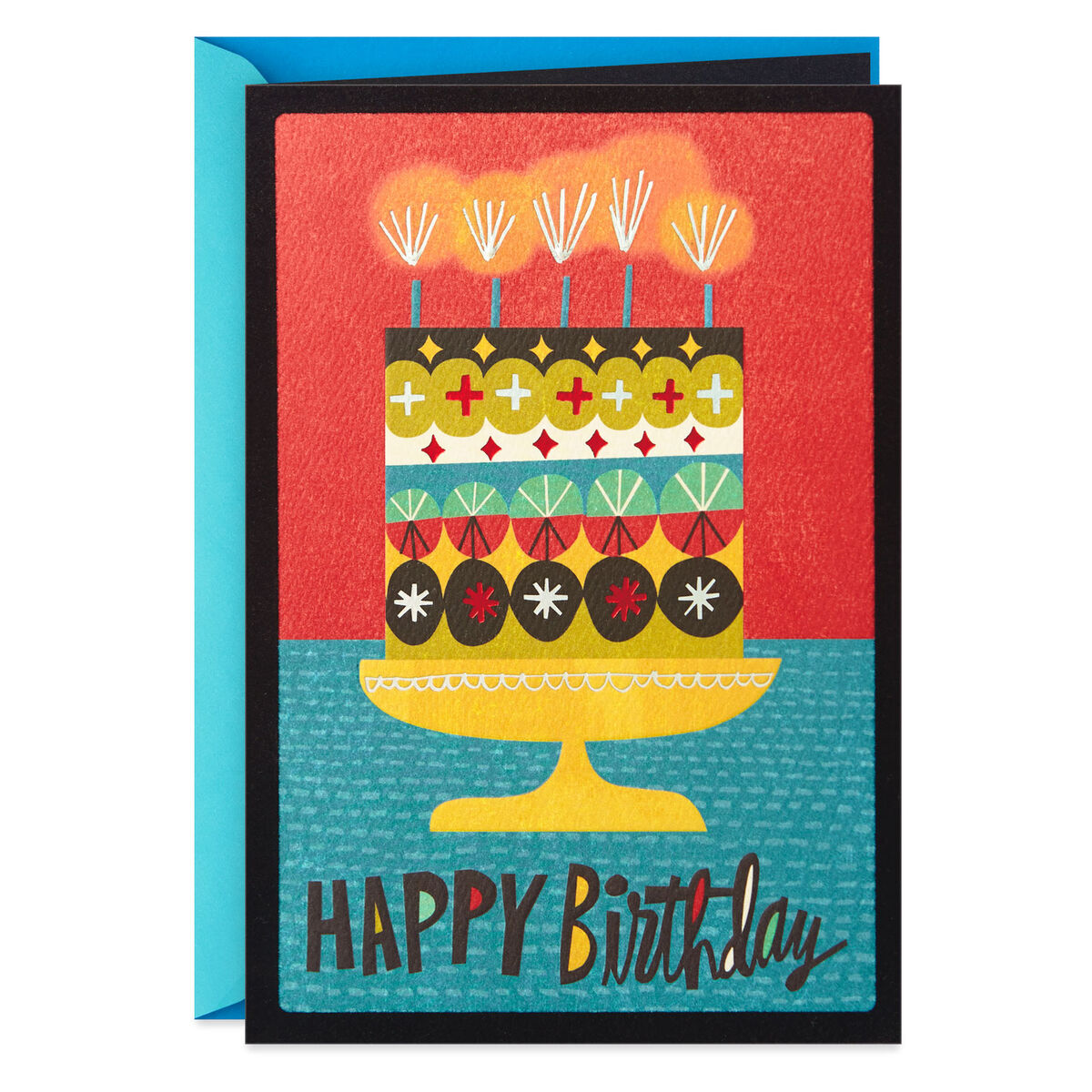 Cake with Candles Birthday Card for Son - Greeting Cards - Hallmark