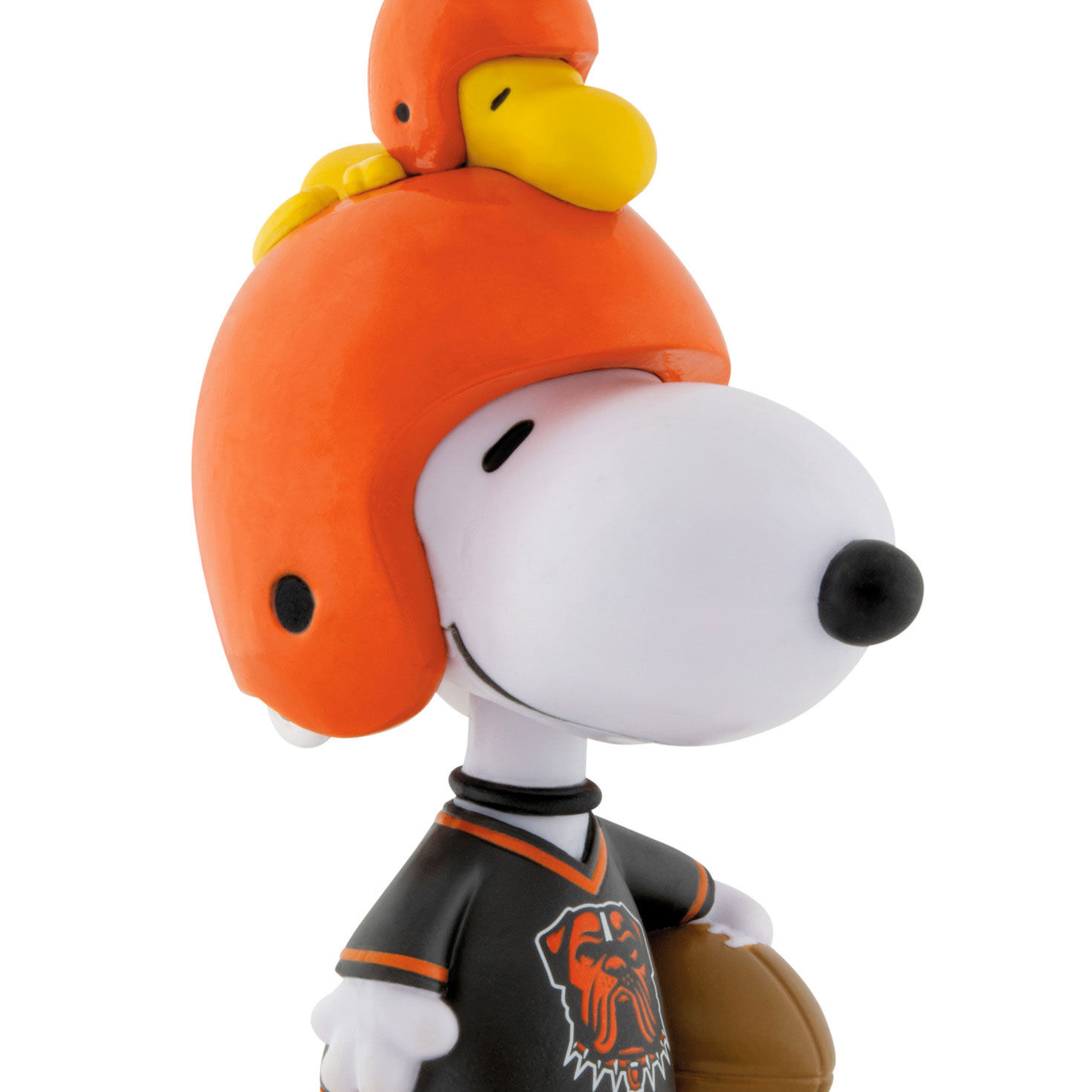 Snoopy Cleveland Browns Christmas Ornament upclose view image number 5