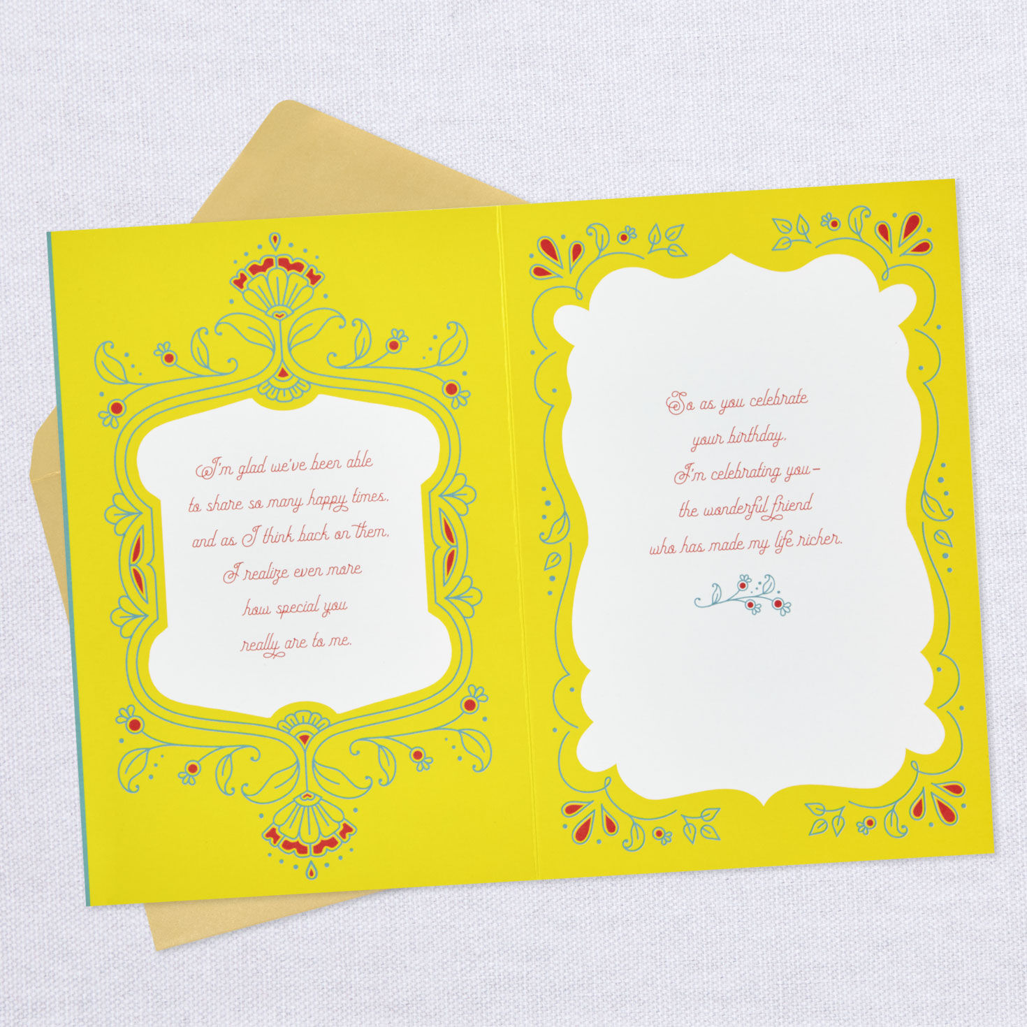 You Make My Life Richer Birthday Card for Friend for only USD 3.99 | Hallmark