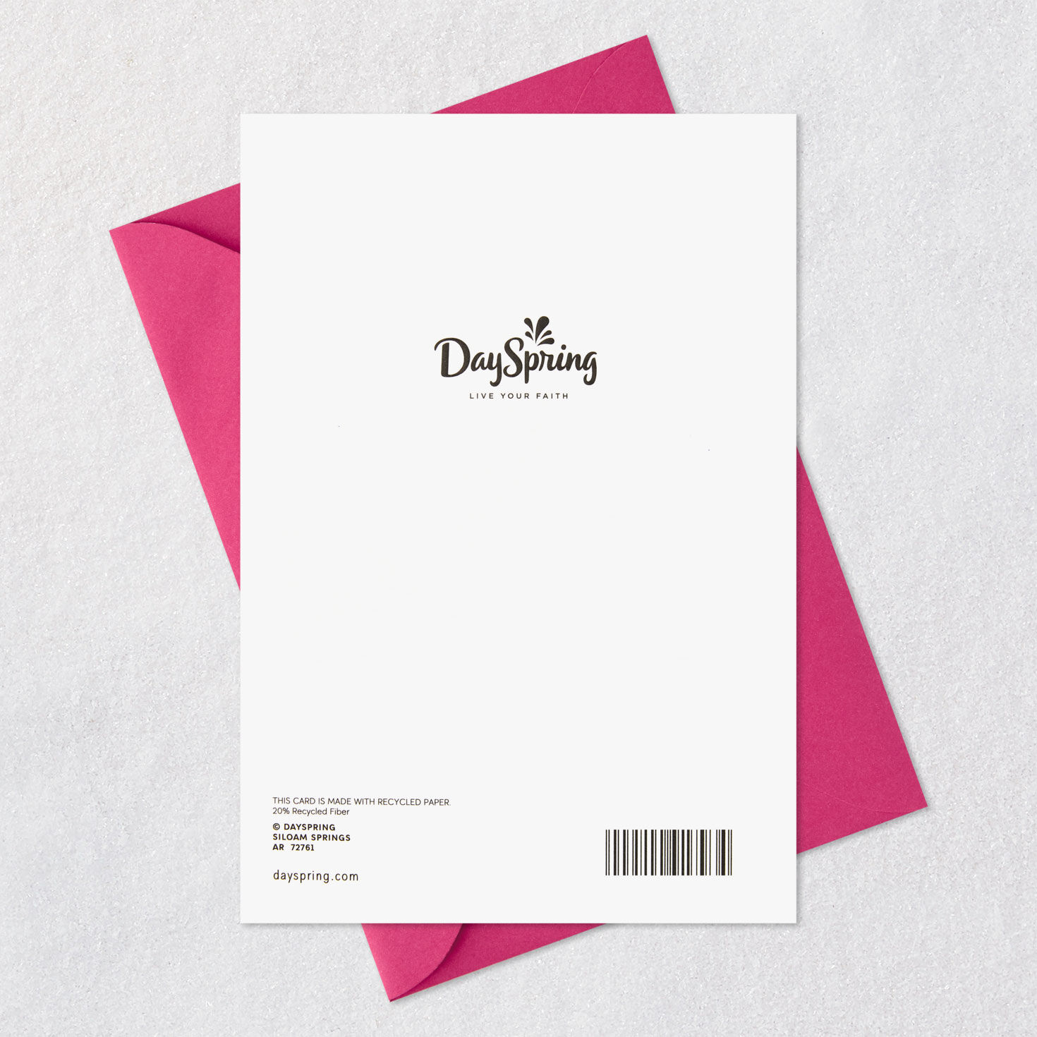 Flowers and Prayer Religious Mother's Day Card Card Back with Envelope image number 7