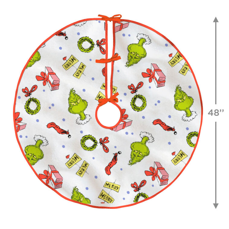 Grinch Christmas Tree Skirt measurement image number 3